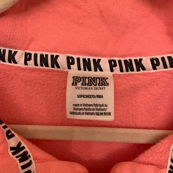PINK zip up hoodie - Picture 2 of 2